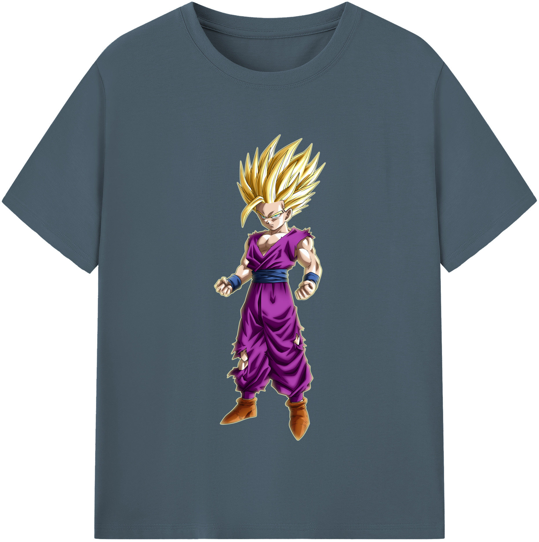 （画像用） ドラゴンボール 孫 悟飯（そんごはん）DRAGON BALL Son Gohan 綿100％半袖Tシャツ（フロントプリント）